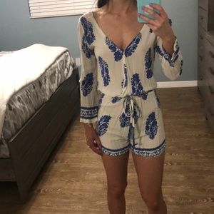 Patterned Romper